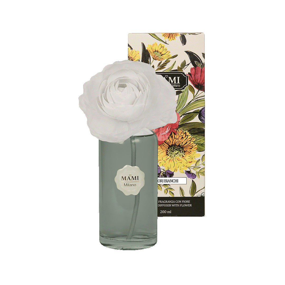 Diffusore a Fiore - Fiori Bianchi