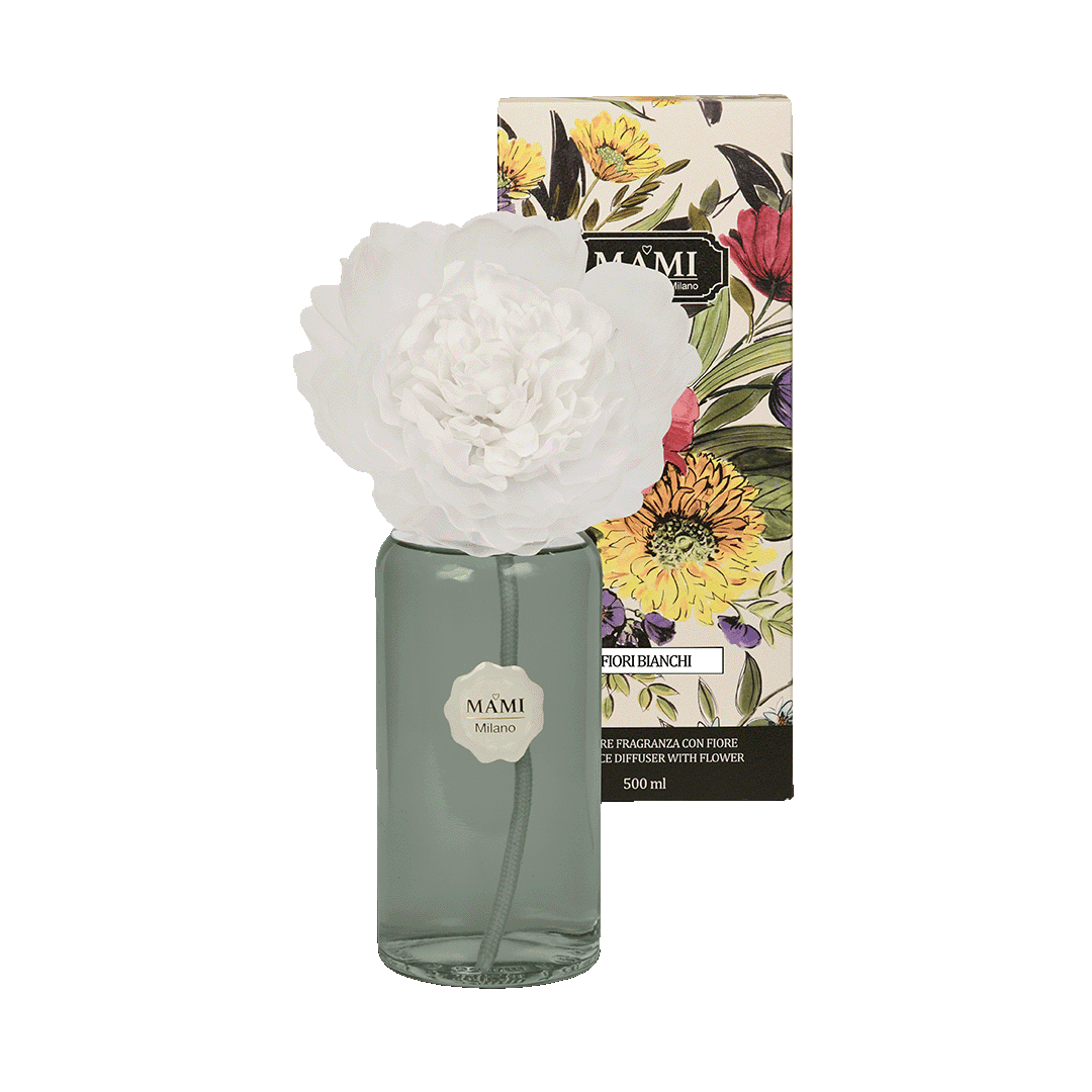 Diffusore a Fiore - Fiori Bianchi